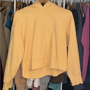 ZARA orange cream hoodie